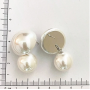 Большие серьги жемчужины белые бижутерия Fashion Jewelry (II) 32518