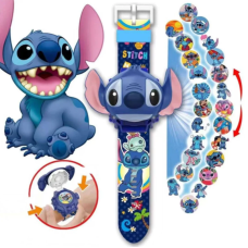 Проекционные детские часы Стич Disney Lilo and Stitch - 24 вида изображения героев Projector Watch (II) 33680