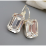 Серьги ретро серебристые с  прозрачным кристалом бижутерия Fashion Jewelry (II) 33804