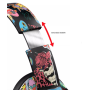 Беспроводные наушники графити с  RGB подсветкой ATD L750 (II) 33021