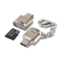 Картридер адаптер Type-C устройство для чтения карт памяти Micro SD картридер для телефонов  серый (II) 33724