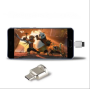 Картридер адаптер Type-C устройство для чтения карт памяти Micro SD картридер для телефонов  серый (II) 33724