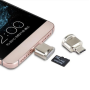 Картридер адаптер Type-C устройство для чтения карт памяти Micro SD картридер для телефонов  серый (II) 33724