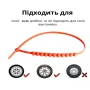 Антибуксовочные цепи противоскольжения для автомобильных шин в заснеженную погоду 10 шт оранжевые (II) 33716