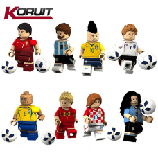 Набор фигурок  конструктор  Легенды футбола Koruit  Football Set 8 шт  (II) 32768