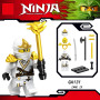 Набор фигурок конструктор Ниндзяго ninjago Джей Кай Зейн Коул Ллойд Ниа Ниндроид Гармадон 6 штук (II) 33524