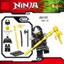 Набор фигурок конструктор Ниндзяго ninjago Джей Кай Зейн Коул Ллойд Ниа Ниндроид Гармадон 6 штук (II) 33524