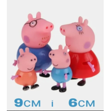 Набор фигурок Свинка Пеппа. Игровые фигурки Peppa Pig 4 шт. Поросёнок Джордж, Папа Свин, Мама Свинка (II) 26291