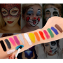 Набір для гриму 15 кольорів+ 2 пензлики аквагрим Body Art безпечний  на водній основі з маслом авокадо (II) 33945