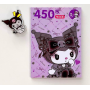 Альбом стикеров многоразовых водоотталкивающих Куроми  Sanrio аниме 450 шт -стикербомбинг на авто телефон ноутбук стену самокат (II) 32087