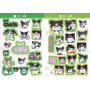Альбом стикеров многоразовых водоотталкивающих Куроми  Sanrio аниме 450 шт -стикербомбинг на авто телефон ноутбук стену самокат (II) 32087