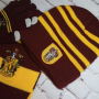 Набор  Шапка Шарф Перчатки ГРИФИНДОР Gryffindor / Harry Potter ГАРРИ ПОТТЕР 52-58 см (II) 33895