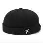 Кепка докер X  Docker cap  Чёрная OneSize унисекс без козырька (ІІ) 33974