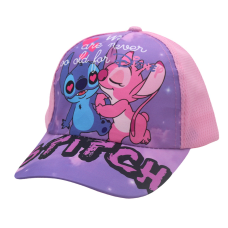 Кепка спортивная Бейсболка, картуз Лило Lilo & Stitch  размер 49-54см розовый (II) 33861