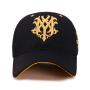 Бейсболка  чёрная с золотой вышивкой New York Yankees WOLF Золота Кепка NY (ІІ) 33973