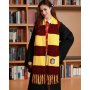 Шарф с бахромой и гербом ГРИФИНДОР Gryffindor / Harry Potter ГАРРИ ПОТТЕР 200 см (II) 33896
