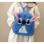 Рюкзак плюшевый детский Стич, Disney Lilo and Stitch, 24x19x11см, Синий   (II) 32586