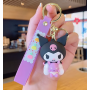 Брелок на сумку Куроми аниме , брелок для рюкзака (Kuromi ) геншен, манги, hello kitty, Санріо Кітті, Мелоди розовый (AN)20178