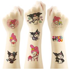 Временные переводные тату Куроми, аниме (Kuromi ) геншен, манги, hello kitty, Санріо Кітті, Мелоди (AN)20180