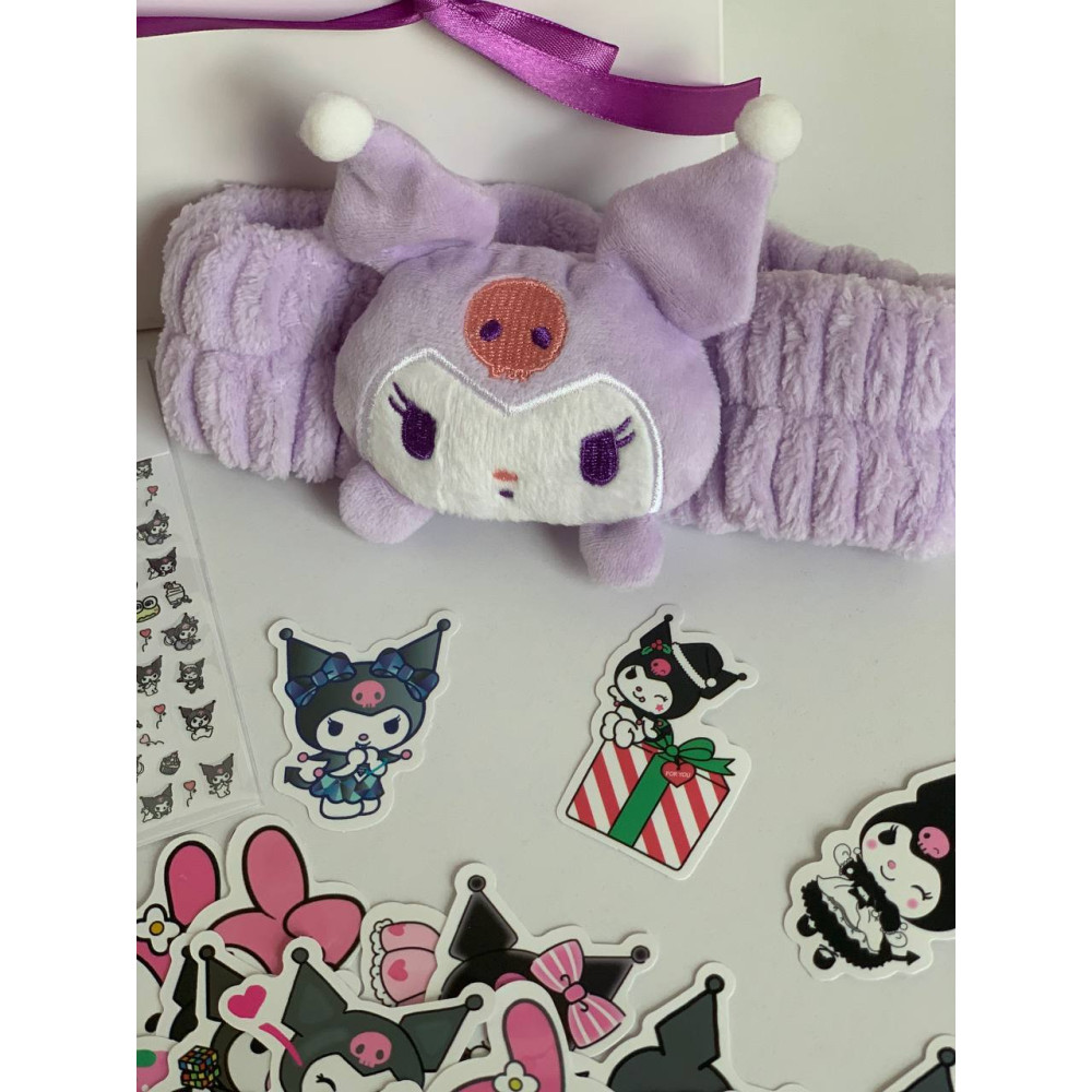 Коллекционный подарочный набор в коробке Куроми бокс для праздника Kuromi Аниме 5 предметов (AN)20347