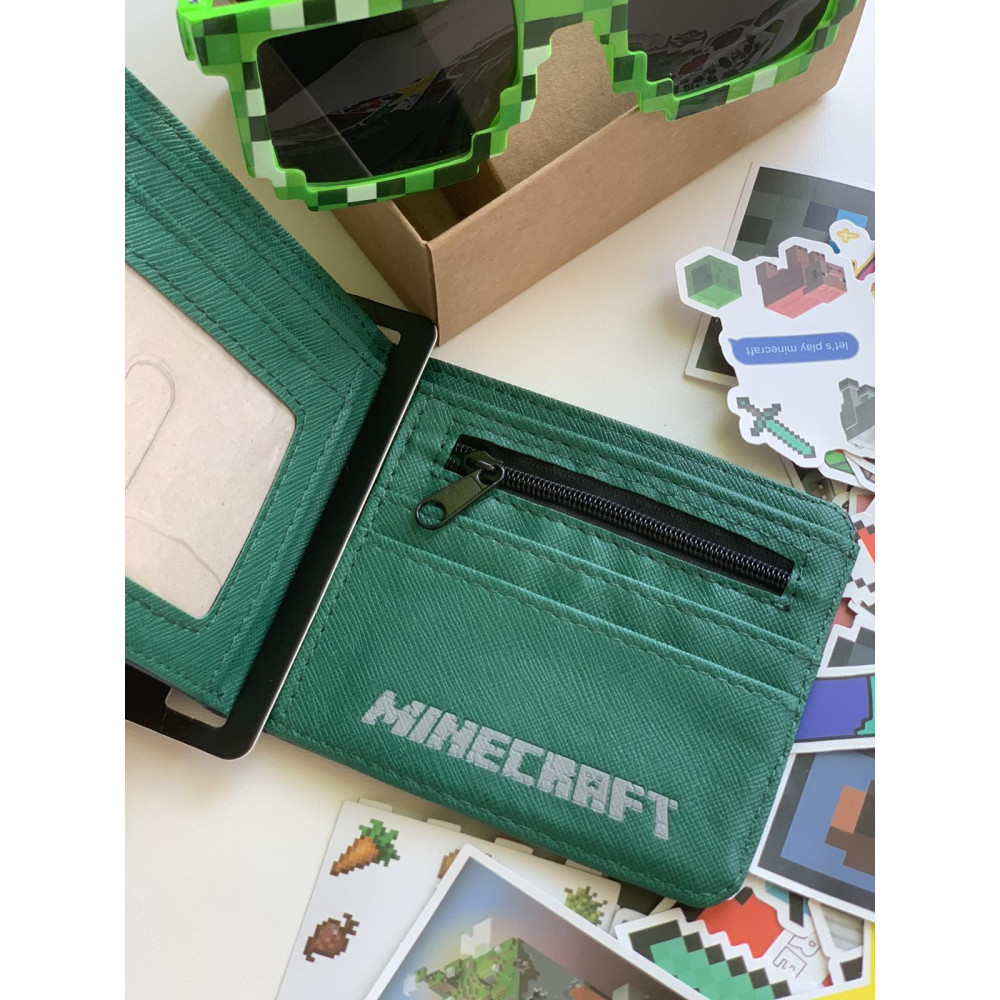Коллекционный подарочный набор для мальчика Крипер Minecraft бокс для праздника Майнкрафт 4 предмета (AN)205121