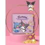 Кошелек бумажник детский для девочки Kuromi (Kuromi ) геншен, манги, hello kitty, Санрио Китти, Мелоди подарок дочке фиолетовый (AN)20516