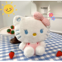 Hello Kitty рюкзак іграшка плюшева м'яка для дівчинки Кітті білий 23см (AN)20988