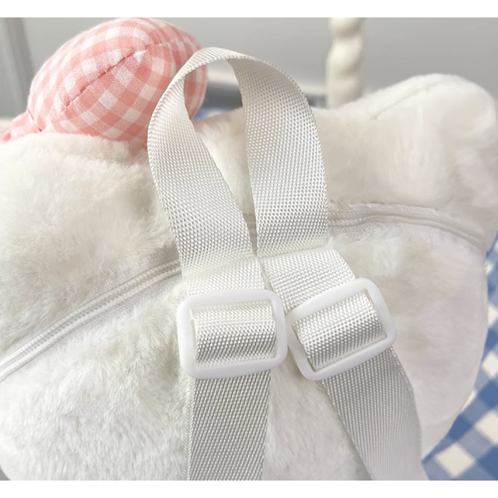 Hello Kitty рюкзак іграшка плюшева м'яка для дівчинки Кітті білий 23см (AN)20988
