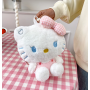 Hello Kitty рюкзак іграшка плюшева м'яка для дівчинки Кітті білий 23см (AN)20988
