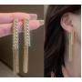 Жіночі висячі сережки Колосок Пшениці золото Fashion Jewelry (AN)25728