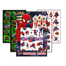 Временные переводные тату для мальчика Spiderman супергерои спайдермен 4 листа красный (AN)26292 Временные переводные тату для мальчика Spiderman супергерои спайдермен 4 листа красный (AN)26292