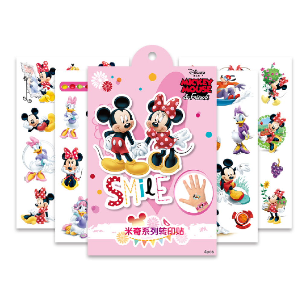 Тимчасове переказне тату Міккі Маус Mickey Chuangmei татуювання для дітей 4 листи (AN)26364