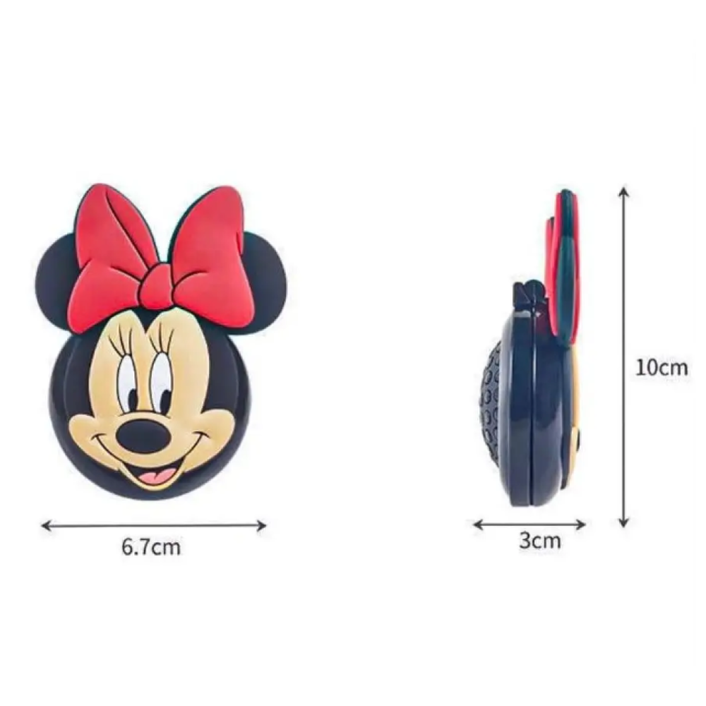 Круглая раскладная массажная расческа с зеркалом Микки Маус, mikki mouse, hello kitty, Санріо Кітті, Мелоди (AN)26408