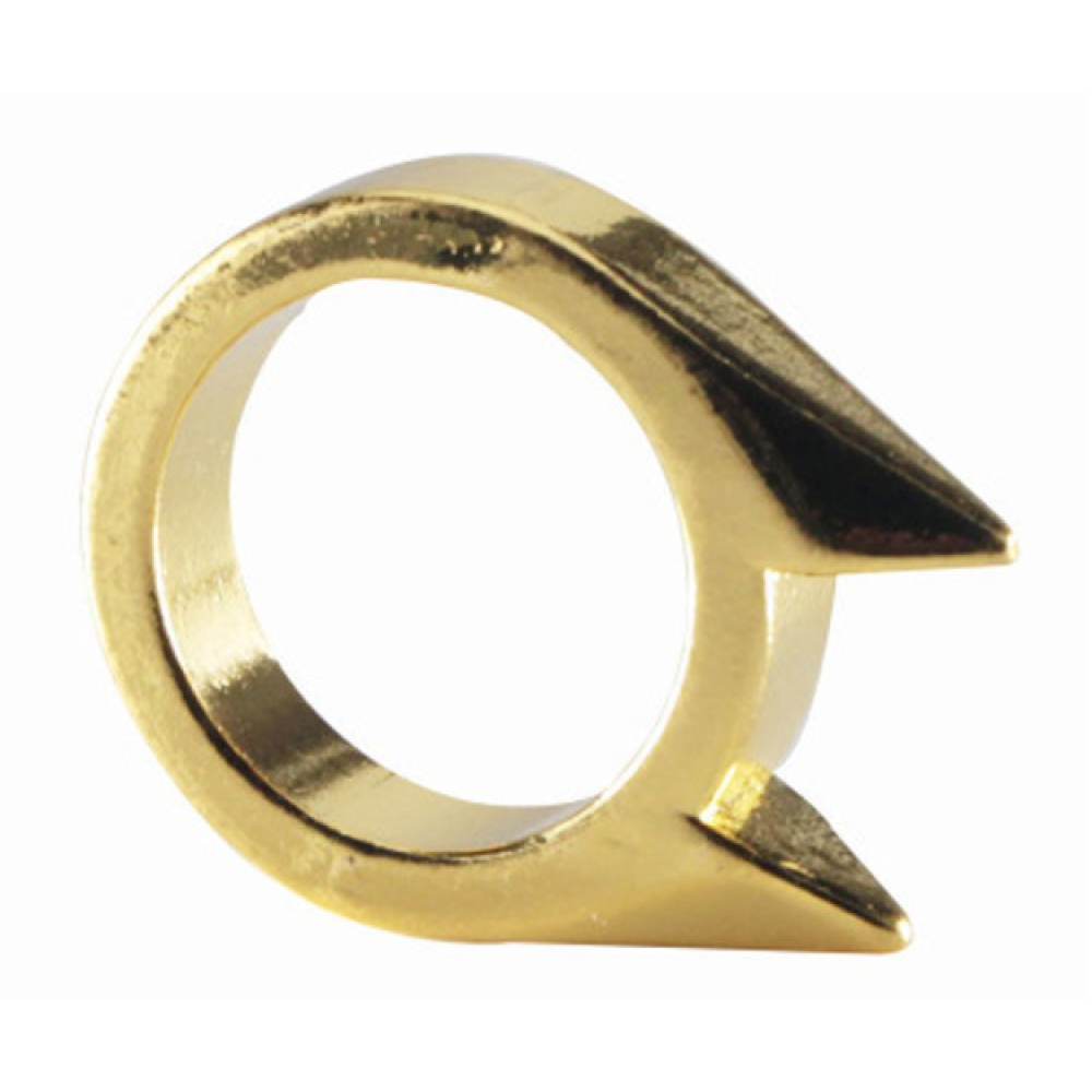 Кольцо золотистое «Кошачьи ушки» для самозащиты бижутерия Fashion Jewerly Размер 20 Cool Cat кольцо (II) 26426