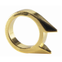 Кольцо золотистое «Кошачьи ушки» для самозащиты бижутерия Fashion Jewerly Размер 20 Cool Cat кольцо (II) 26426