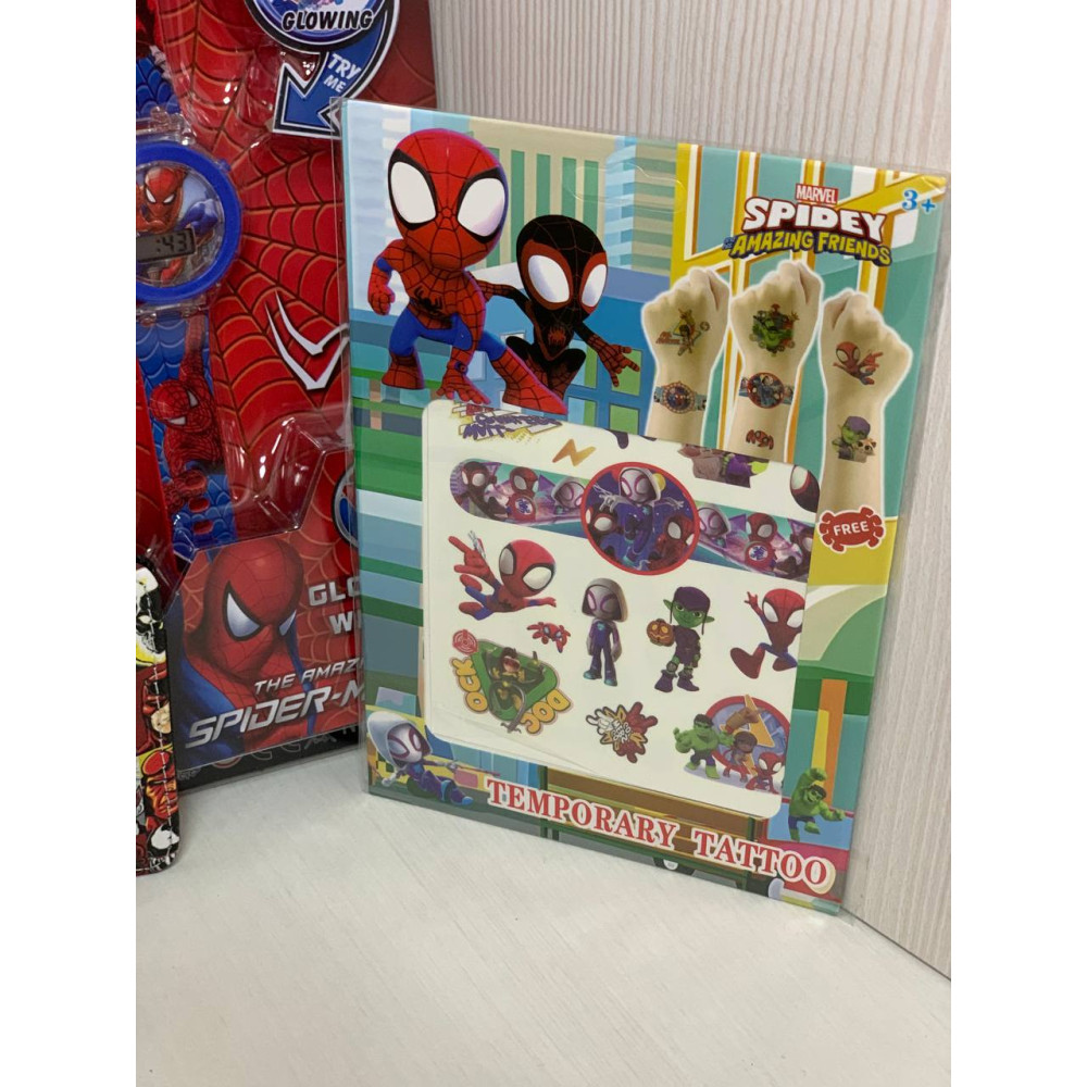 Колекційний подарунковий набір для хлопчика Павук Спайдермен (Spider Man) Марвел 3предмета (AN)