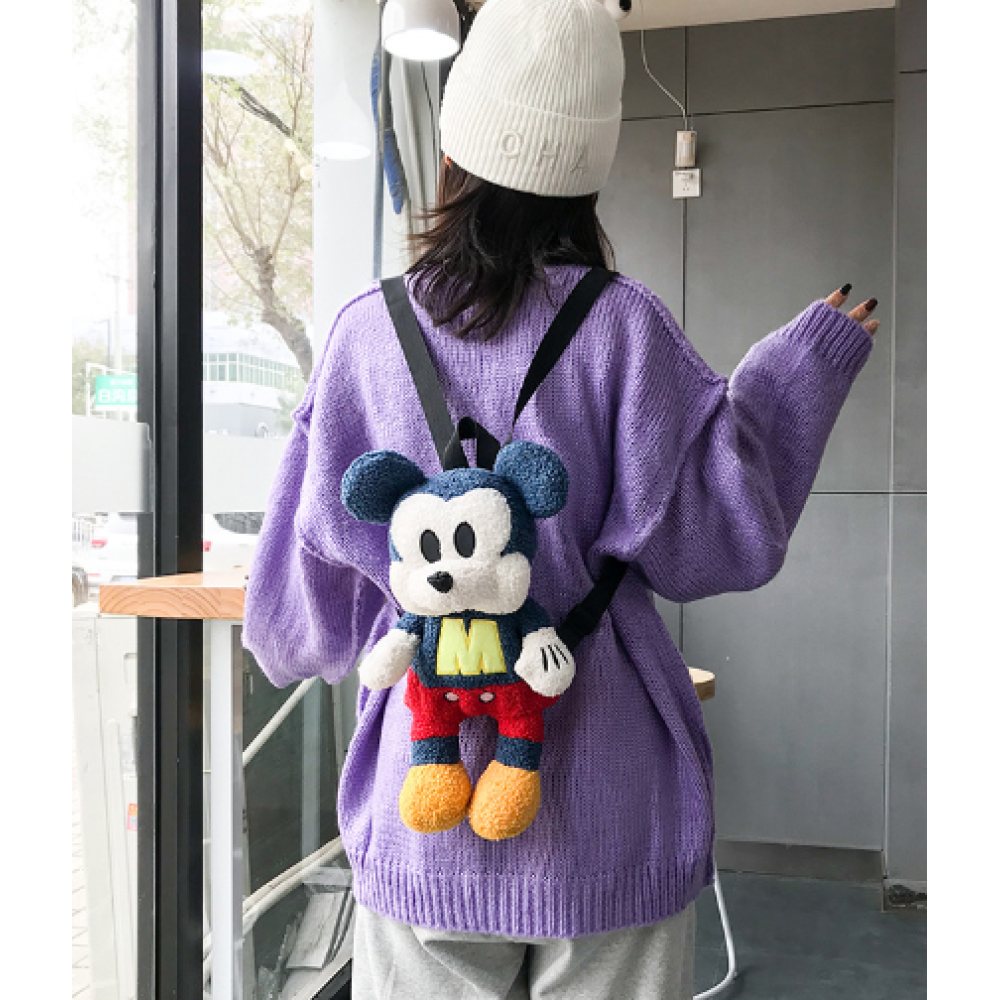 Mickey Mouse Міккі Маус рюкзак іграшка плюшева м'яка для дівчинки 25см (AN)26453