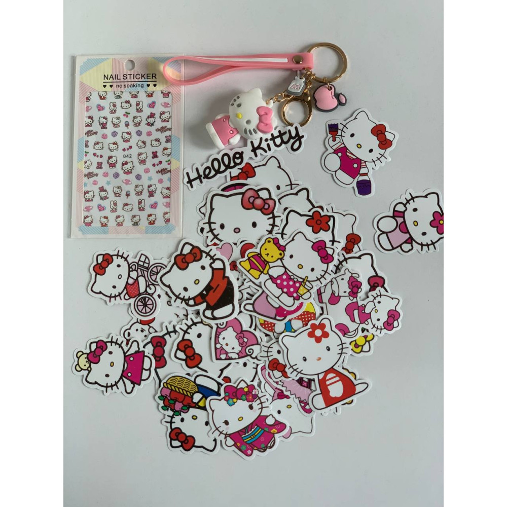 Подарочный набор для девочки аниме Hello Kitty 3 предмета Хелоу Китти (AN)30812