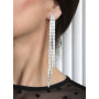 Вечірні сережки зі стразами висячі біжутерія Fashion Jewelry (II) 31178