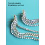 Вечірні сережки зі стразами висячі біжутерія Fashion Jewelry (II) 31178