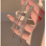 Вечірні сережки зі стразами висячі біжутерія Fashion Jewelry (II) 31178