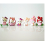 Набор фигурок Куроми (Kuromi ) геншен, манги, hello kitty, Санрио Китти , Мелоди игровые наборы 6шт (AN)31203