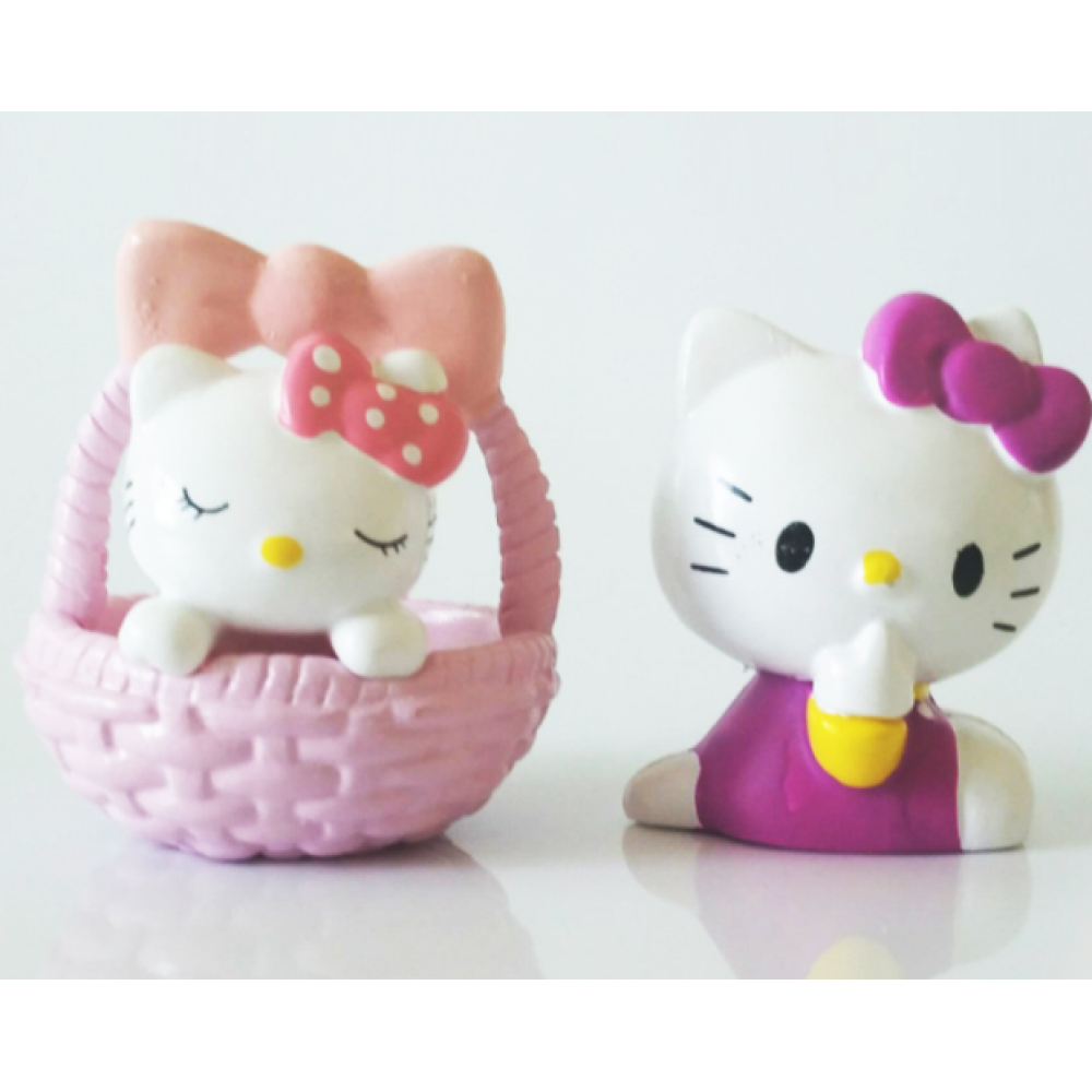 Набор фигурок Куроми (Kuromi ) геншен, манги, hello kitty, Санрио Китти , Мелоди игровые наборы 6шт (AN)31203