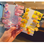 Набор детских мультяшных заколок зажимов для волос для девочки Hello Kitty Хелло Китти 12шт розовый (AN)31429