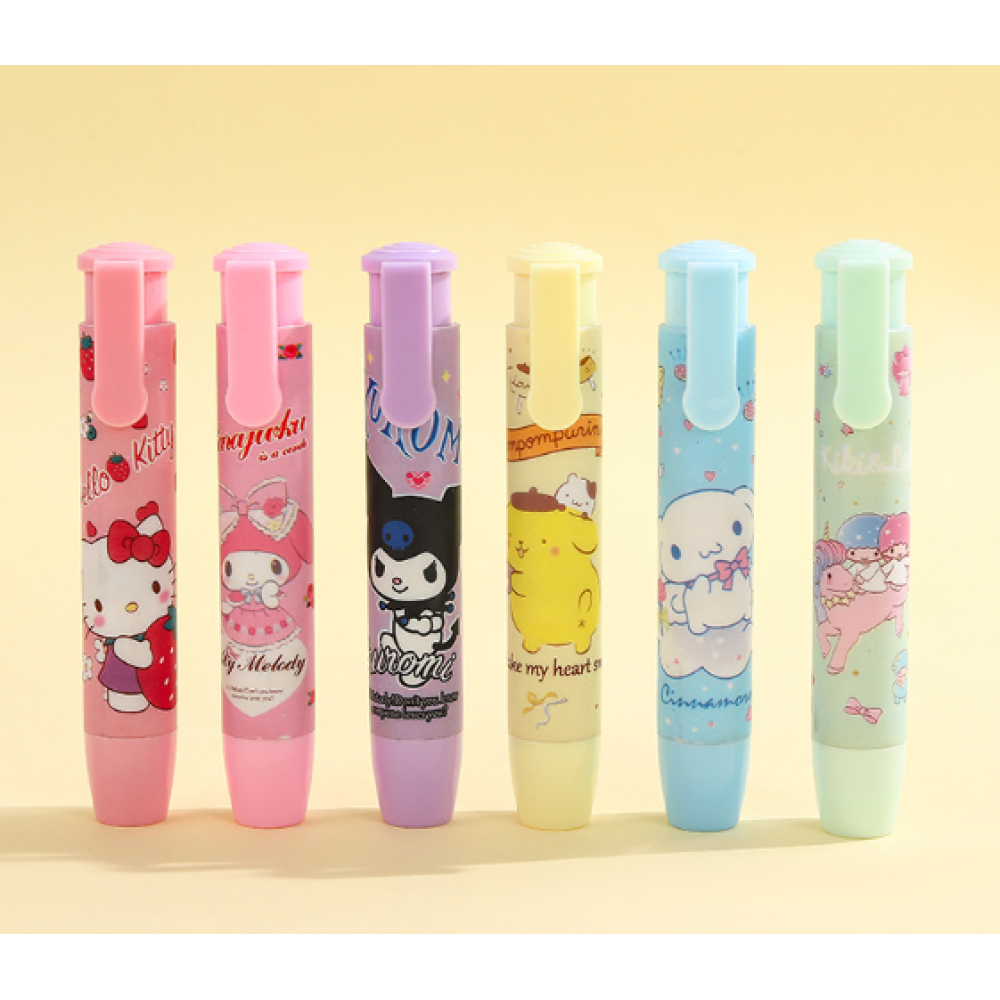 Ластик карандаш Куроми, аниме, (Kuromi ) геншен, манги, hello kitty, Санріо Кітті, Мелоди фиолетовый (AN)31440