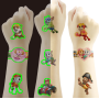 Тимчасові перекладні дитячі тату Щенячий патруль Walt Disney Paw Patrol - Скай, Еверест, Трек, Маршал, Гонщик, Райдер супергерої татуювання для дітей 4 аркуші (AN)31473