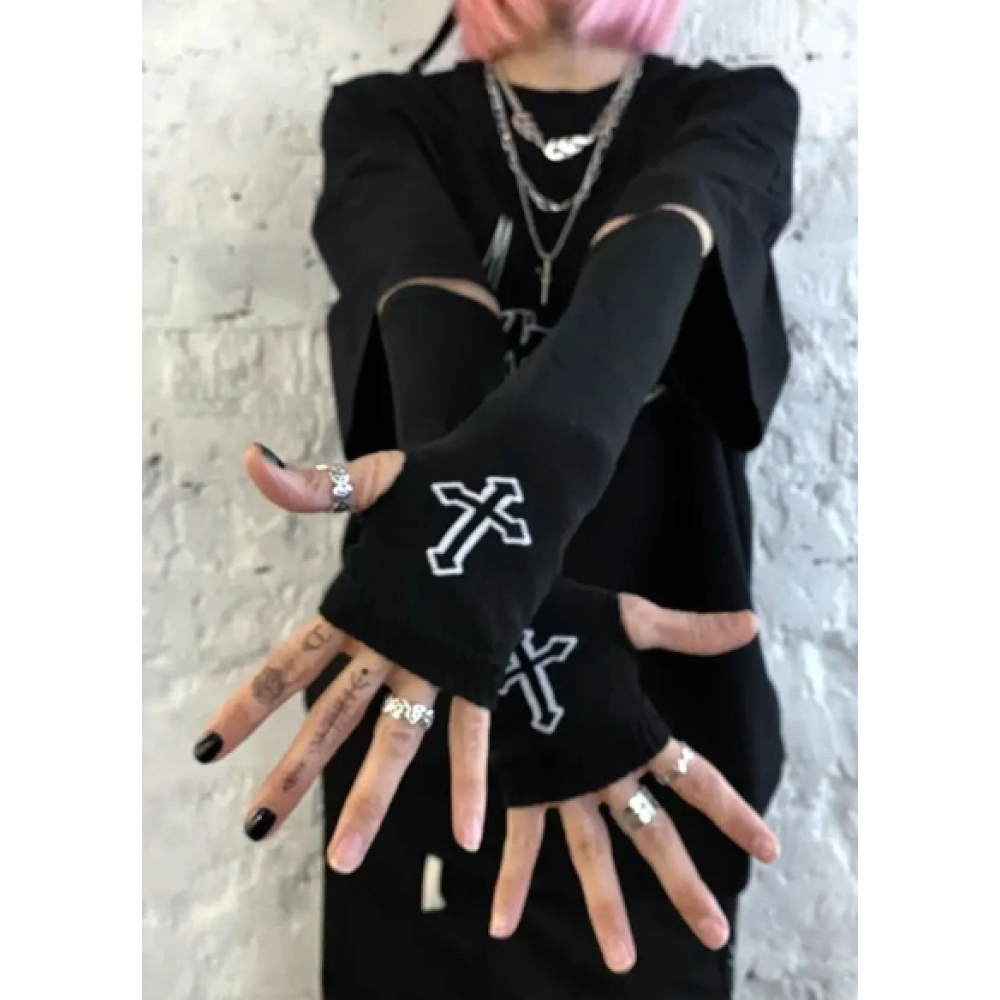 Коллекционный подарочный набор trapstar нарукавники + серьги 2 предмета (AN)