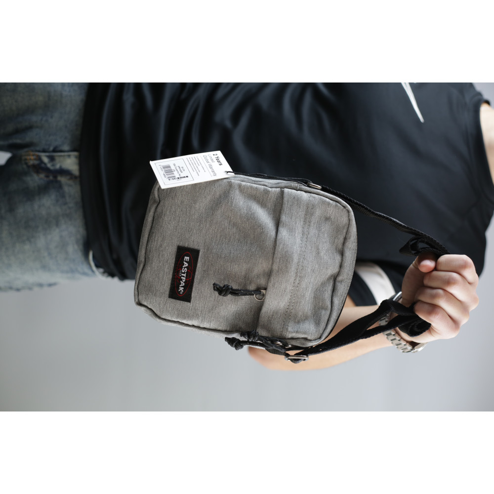 Сумка кросс-боди месенджер через плече мужская женская Eastpak серый 2 (Nois)