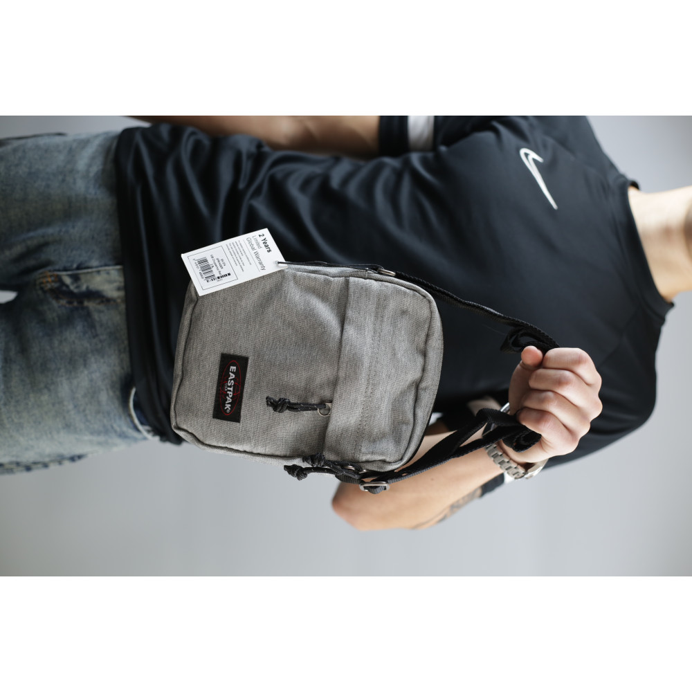Сумка кросс-боди месенджер через плече мужская женская Eastpak серый 2 (Nois)