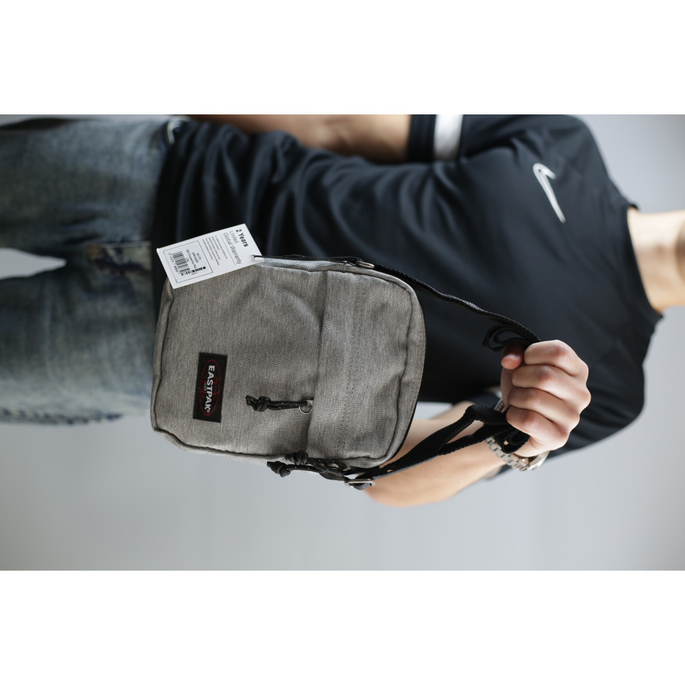 Сумка кросс-боди месенджер через плече мужская женская Eastpak серый 2 (Nois)